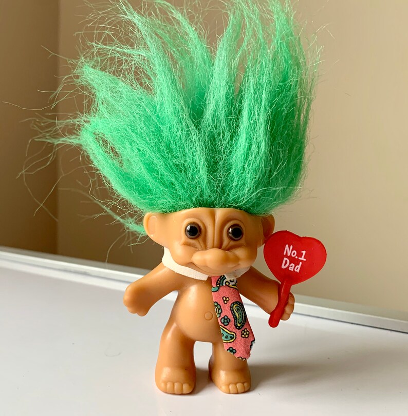Vintage 1980s 1990s Russ Green Hair Russ Troll Doll - Etsy