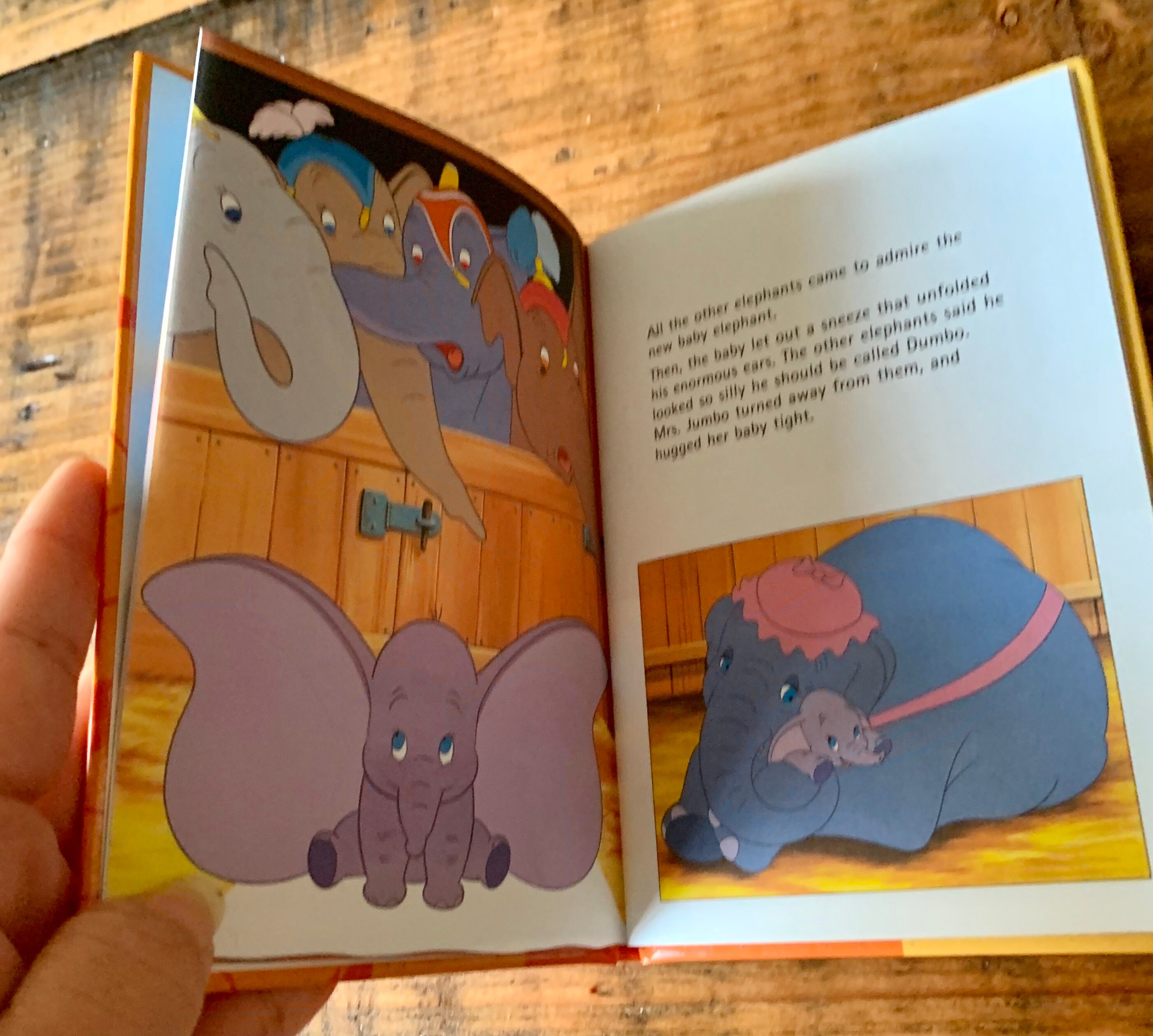 Vintage 1997 Walt Disney Disneys Dumbo Hard Back Book - Etsy Norway