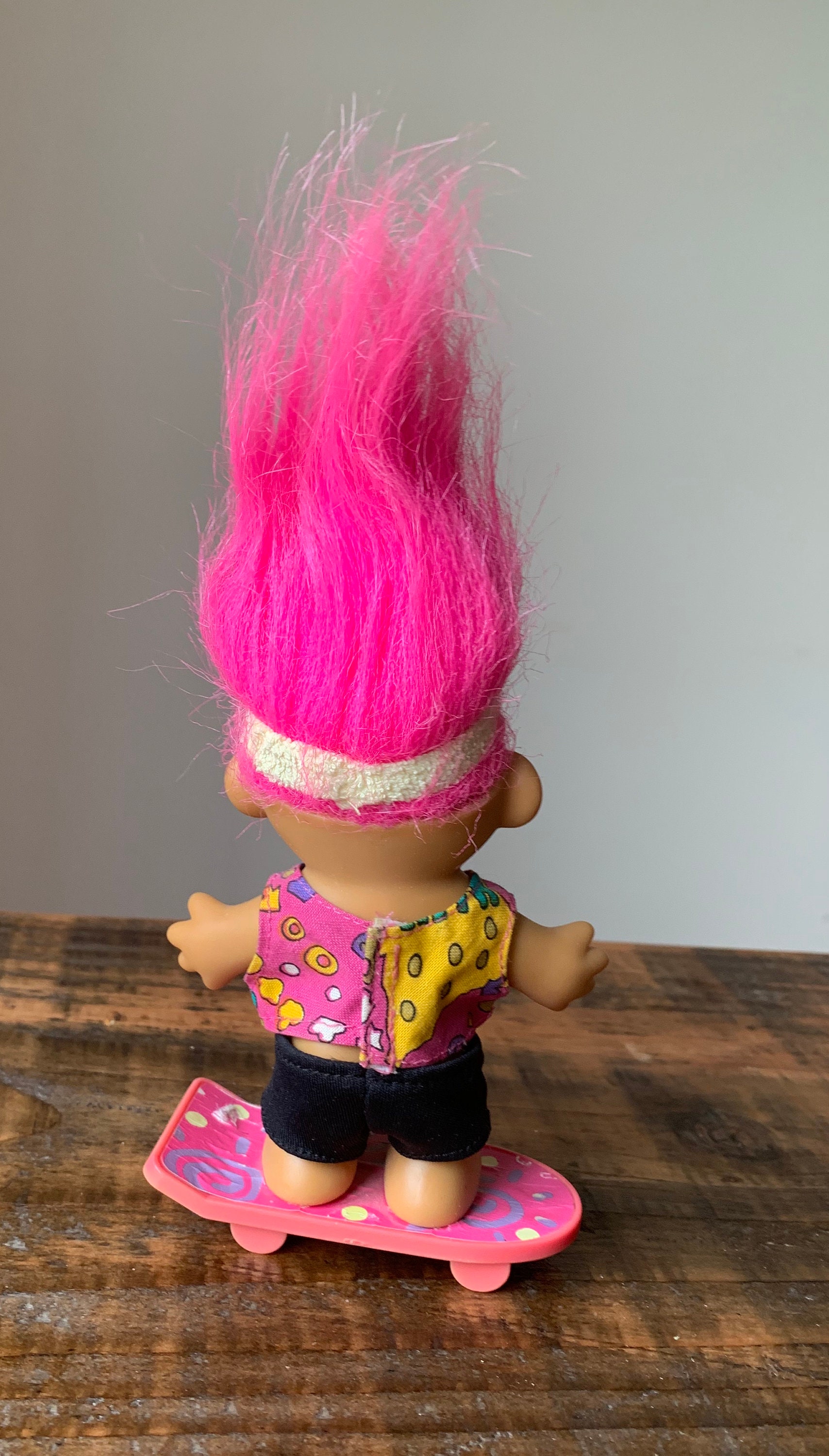 Vintage 1980s 1990s Russ Pink Hair Troll Skater | Etsy