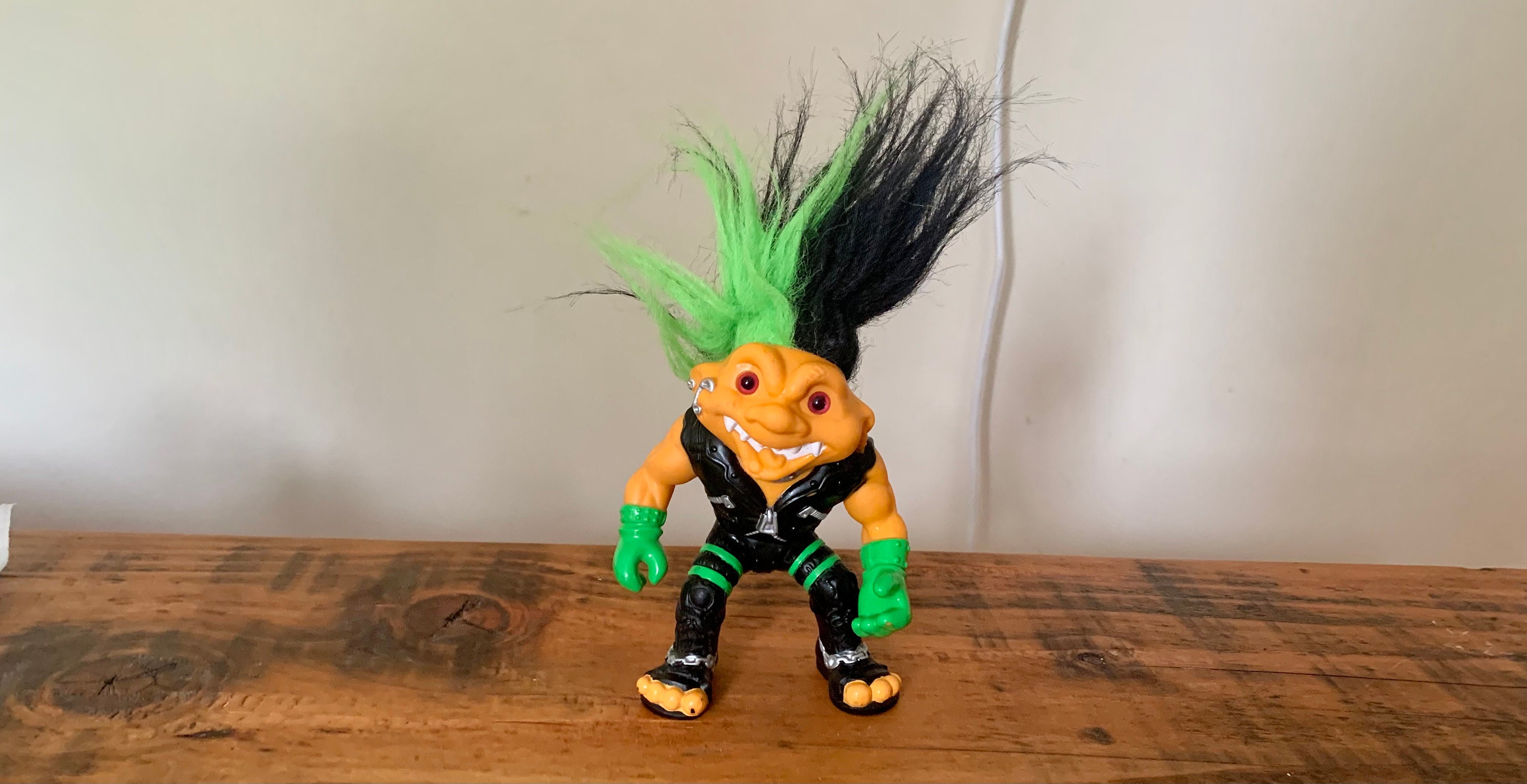 Vintage Battle Trolls TROLLMINATOR Themed Troll Figure 1992 Hasbro