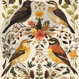56 belles illustrations d'animaux de la forêt en téléchargement numérique Art numérique imprimable Kit téléchargement numérique instantané Images vintage Scrapbooking