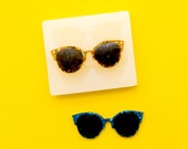 2 Wide 3mm Deep Flat Sunglasses With Hole Shiny Silicone Earring Mold for  Resin MP078 