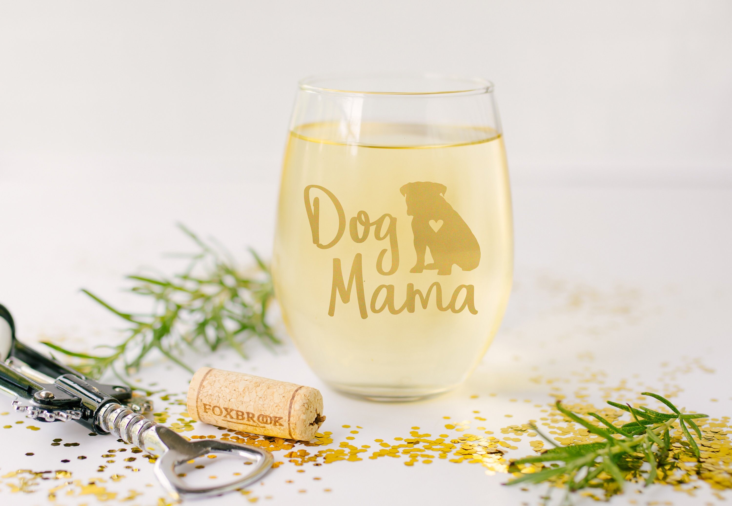 english bulldog wine glasses