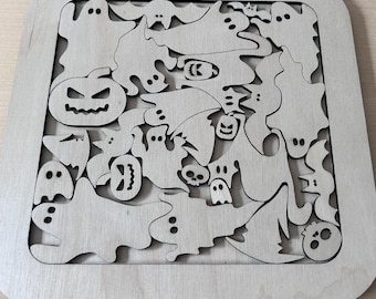 Halloween Puzzle - Laserschnitt-Dateien