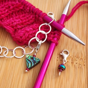 Abacus Row Counter for Crochet & Knitting - Handmade in Silver