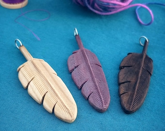Feather thread cutter - hardwood yarn cutter