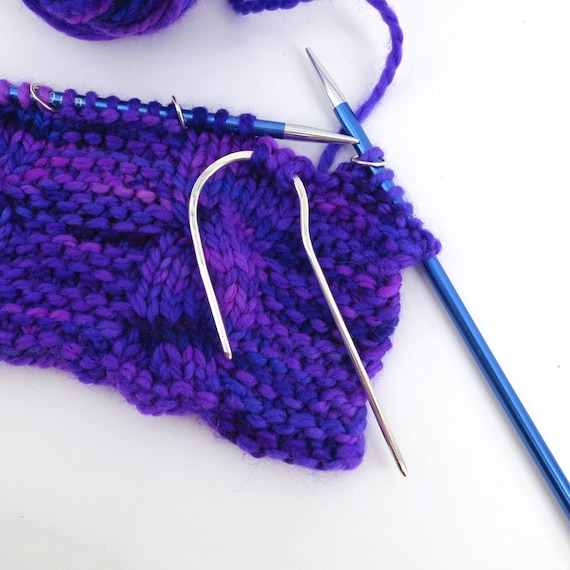 Sterling Silver U Shape Cable Needle - Etsy UK