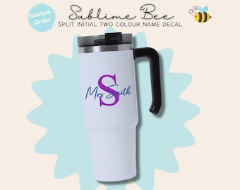 Personalized Layered Vinyl Name Decal | Custom Stickers