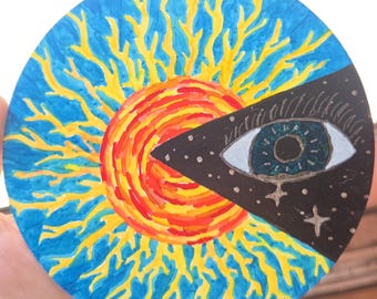 Eye See The Sun Original Painting