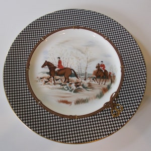 Raulph Lauren China &quot;Balmoral Hunt&quot; Dinner Plates (eight plates)