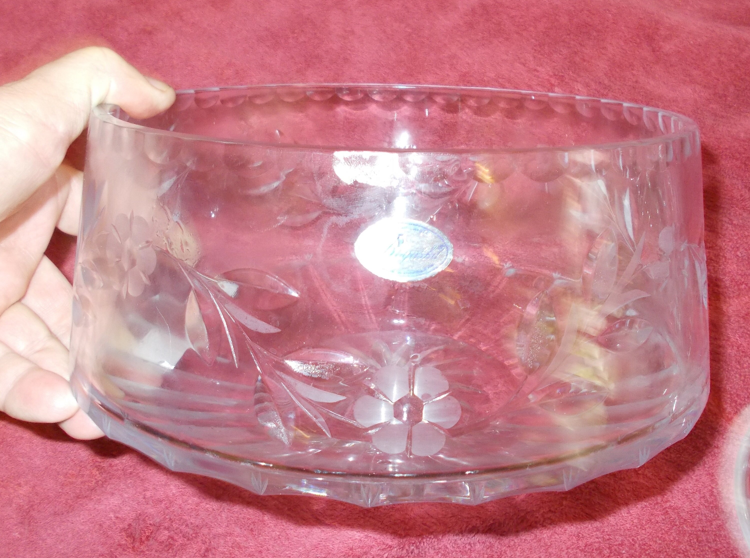 Rogaska Crystal 1 Bowl, 1 Jar W/lid and Pitcher Etsy