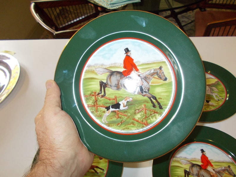 Fitz and Floyd FF Tallyho English Horse Hunters | Etsy