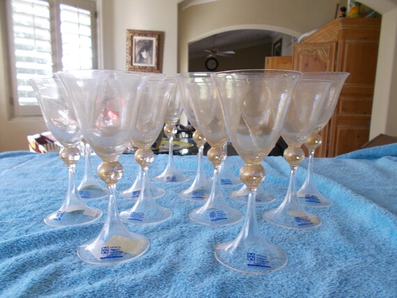 Vetreria Maestri Muranesi Italian Murano Glassware (13 Goblets) - Etsy