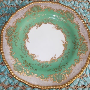 Coalport Porcelain Antique English Presentation Plates (SIX PLATES)