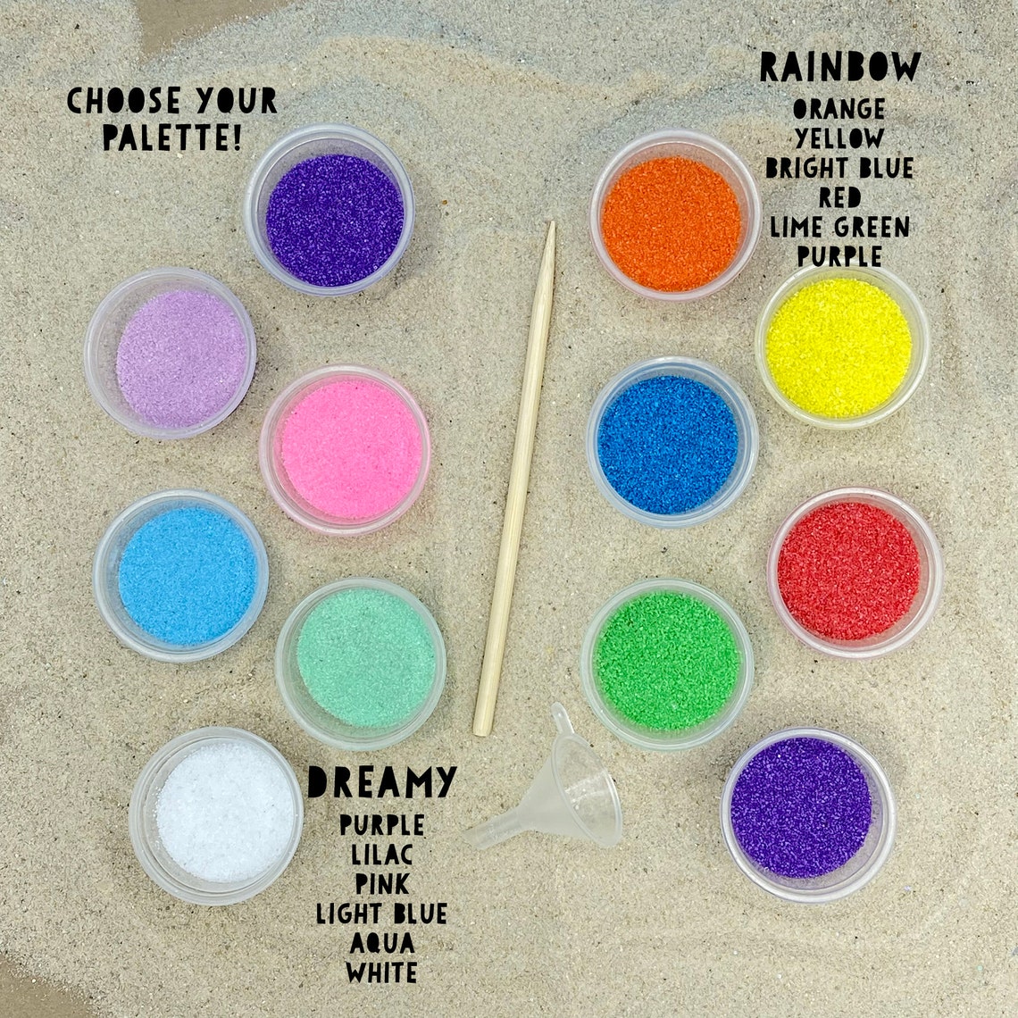 Sand Art Craft Kit for Kids Make a Mini Masterpiece Etsy
