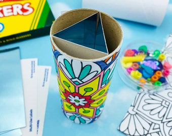 DIY Kaleidoscope Kit | See the World in a New Way | Great for Makers! | Craft Kit for Kids | STEM Activity | Science Kit | A Unique Gift