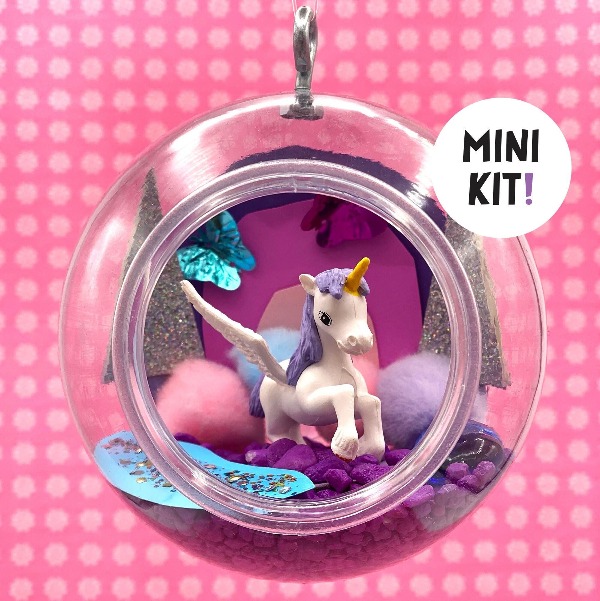 Unicorn Terrarium Craft Kit Create a Magical Habitat With Etsy