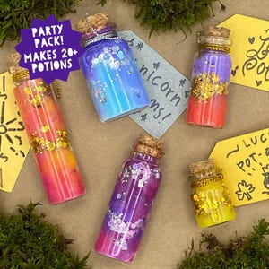 Potion Making Party Pack for Kids | Group Potion Craft Activity | Makes 20+ Potions | All Supplies Included | Perfect for Wizard Parties!