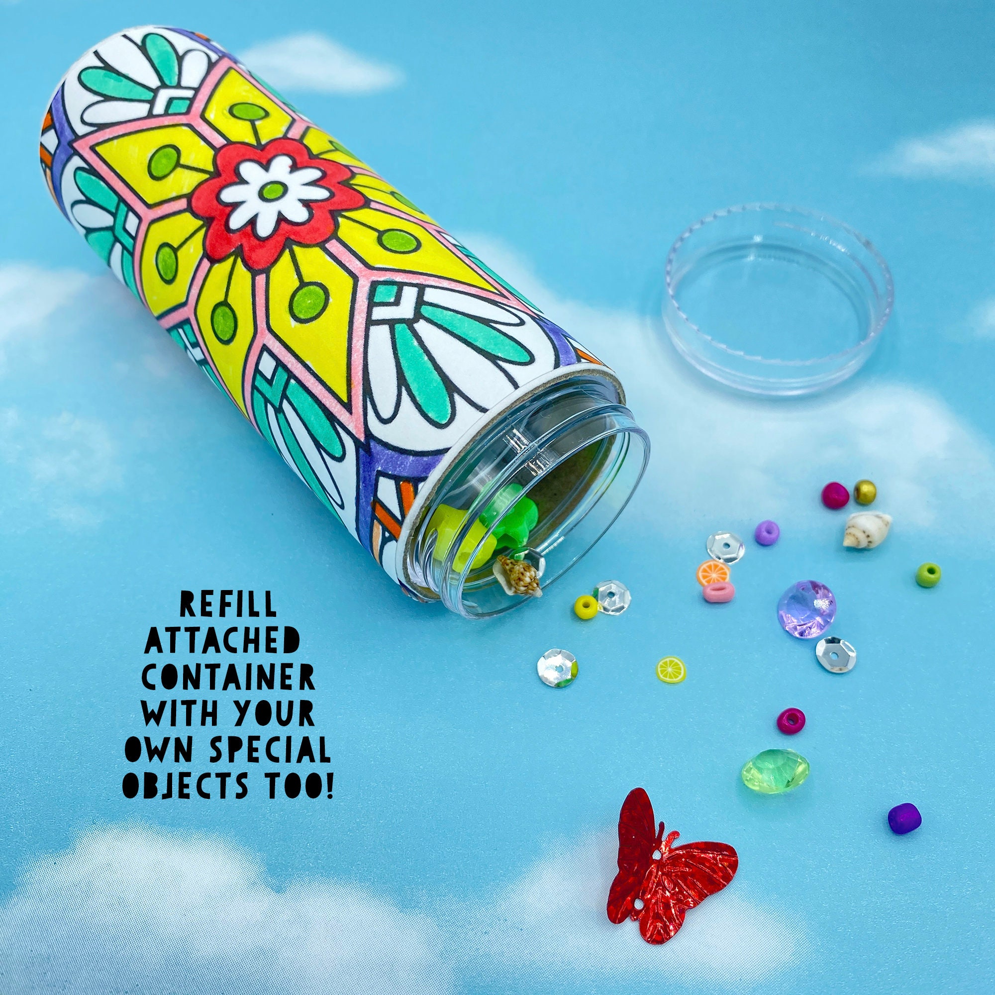 Kit Kaléidoscope DIY - 10 Ensembles Pour Enfants, En Plastique Et Papier, Activité Créative