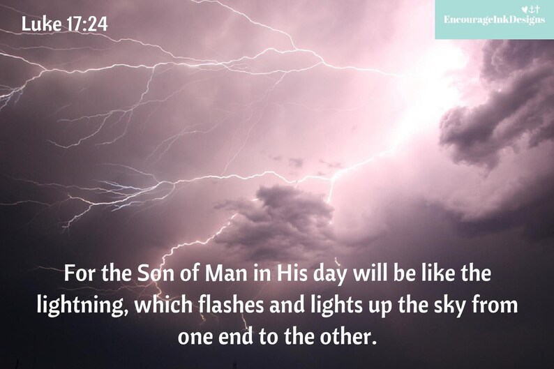 Encouragement Cards Bible Verse Scripture Lightning Bible Etsy