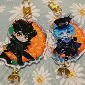Glorious Masquerade TWST 3" Bell Charms