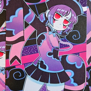 Kawaii Monster Girl Jiang shi Print 5x7