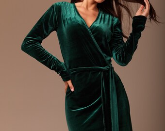 Vestido de terciopelo verde esmeralda dama de honor Velvet - Etsy España Vestido de terciopelo verde esmeralda dama de honor Velvet - Etsy España