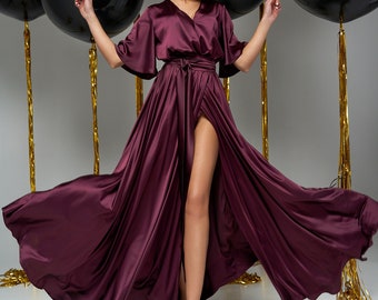 marsala maroon bridesmaid dresses