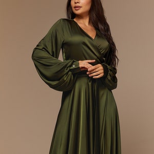 Bell sleeve dress plus 2025 size