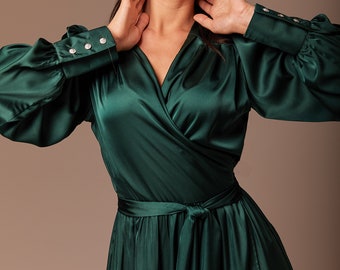 long green dress