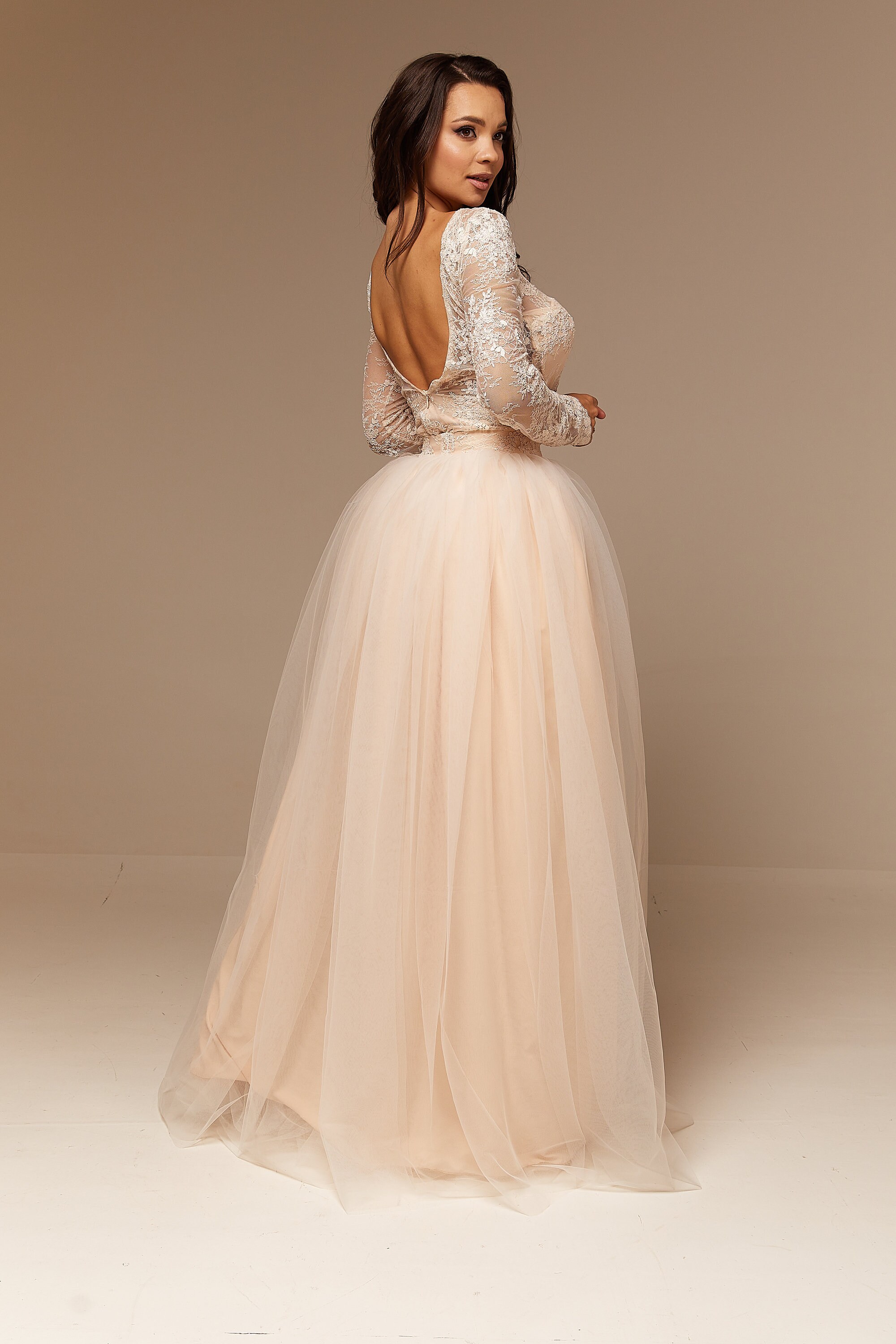 Cream Tutu Dress Ball Gown Cream Tutu Dress Elegant Beige Girl Dress  Princess For