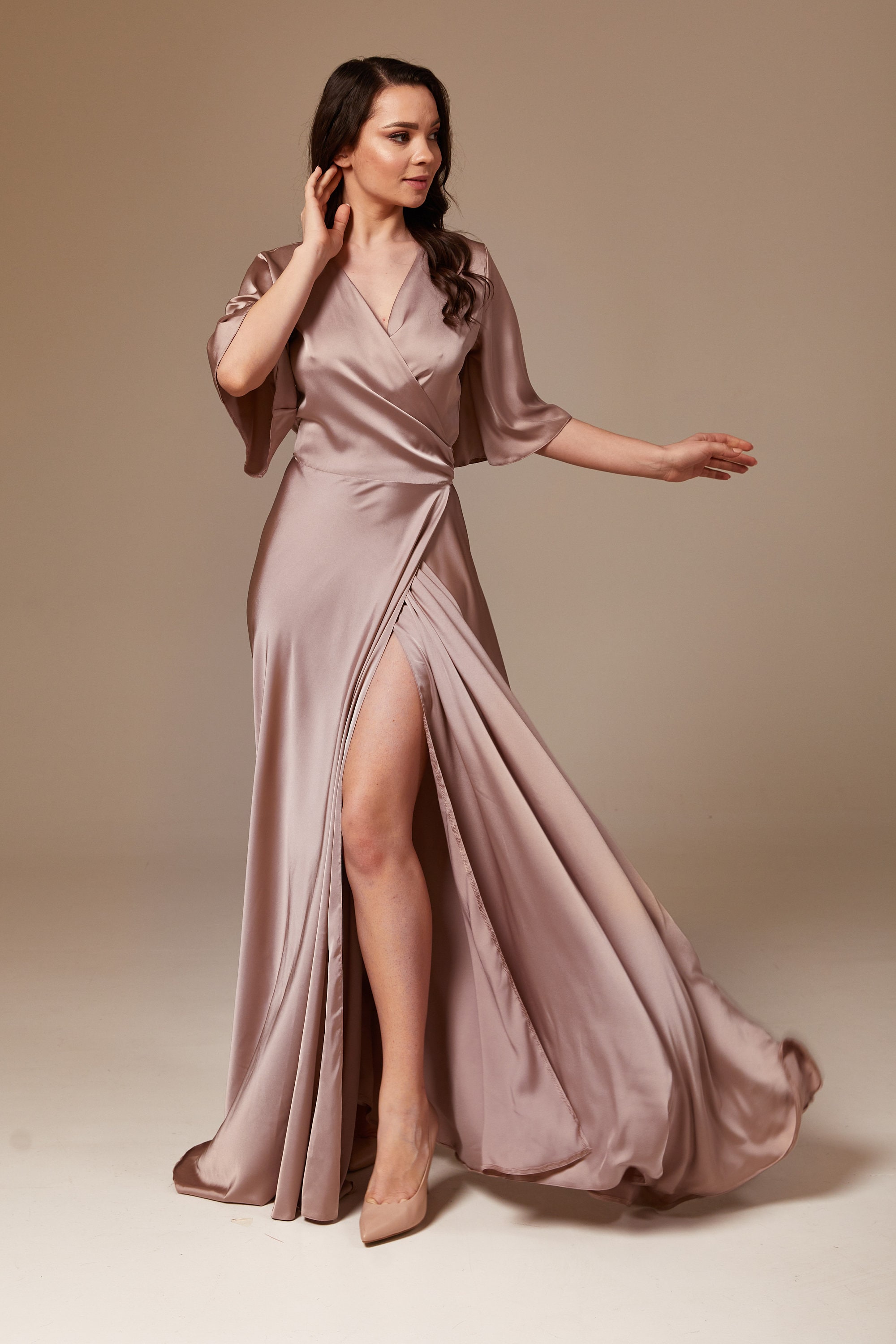 Cappuccino Bridesmaid Dresses Ball Gown Bridesmaid Dress Champagne Color Girl Dresses KLEINFELD Cappuccino Bridesmaid Dresses Ball Gown Bridesmaid Dress Champagne Color Girl Dresses KLEINFELD