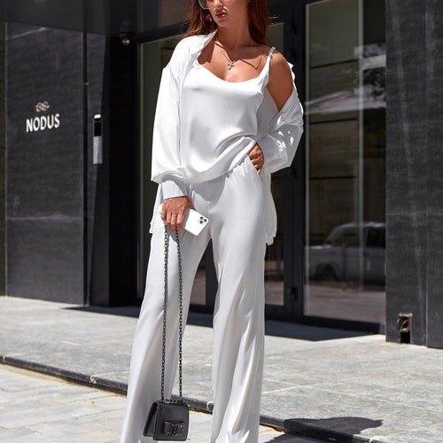 LOOK 769 SILKY PANTS SUIT