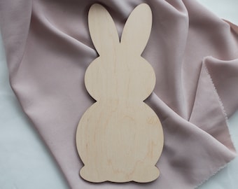 Wooden Bunny Decoration Blanks | Easter Craft Blanks | Wooden Blanks For Crafts | Laser Cut DIY Craft | Easter Decoration Wooden Shapes