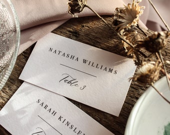 Wedding Place Cards | Minimal Place Cards | Wedding Seating Cards | Modern Wedding Place Cards | Name Cards