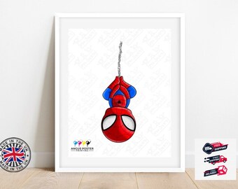 Spiderman A4 Print - Etsy UK