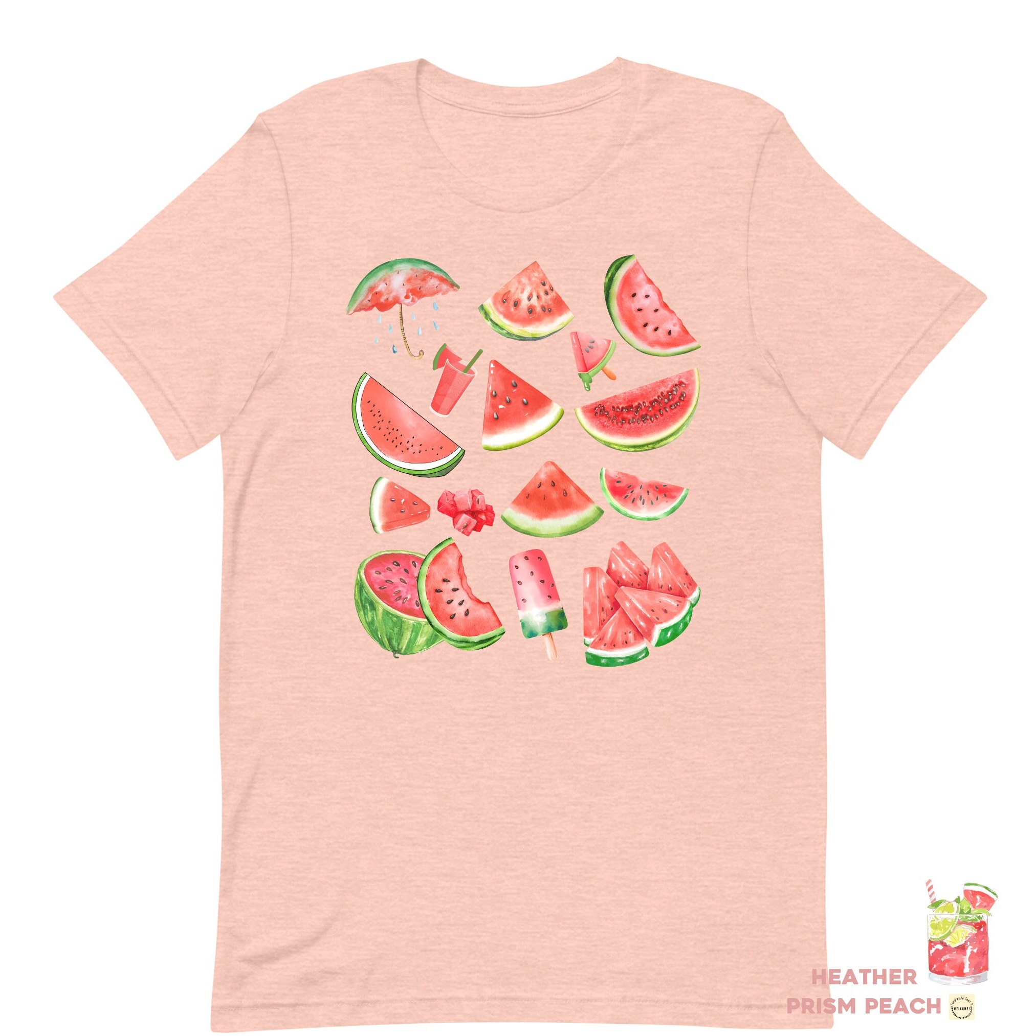 Watermelon Shirt Fruit Graphic Shirt Summer Shirt for Women Gardening ...