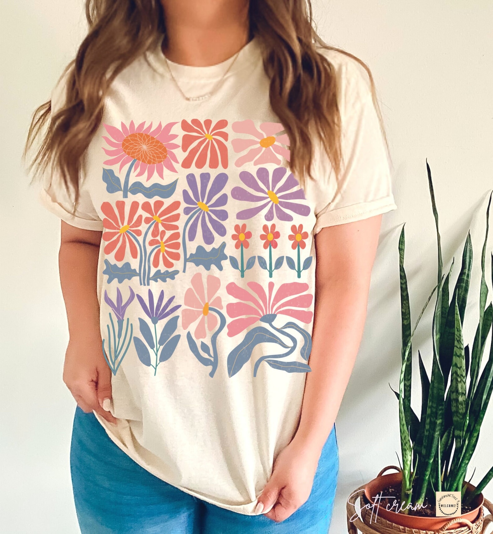 Henri Matisse Flower Tshirt Abstract Art Shirt Abstract - Etsy