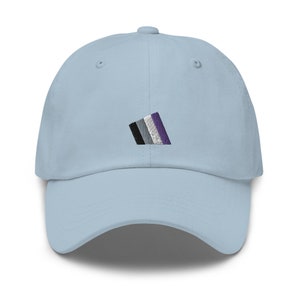 Asexual hat-embroidered dad Hat-Ace hat-Ace pride accessory-lgbt hat-asexual right-Asexual Gift-Asexual Flag-Ace snapback-asexual clothing image 6