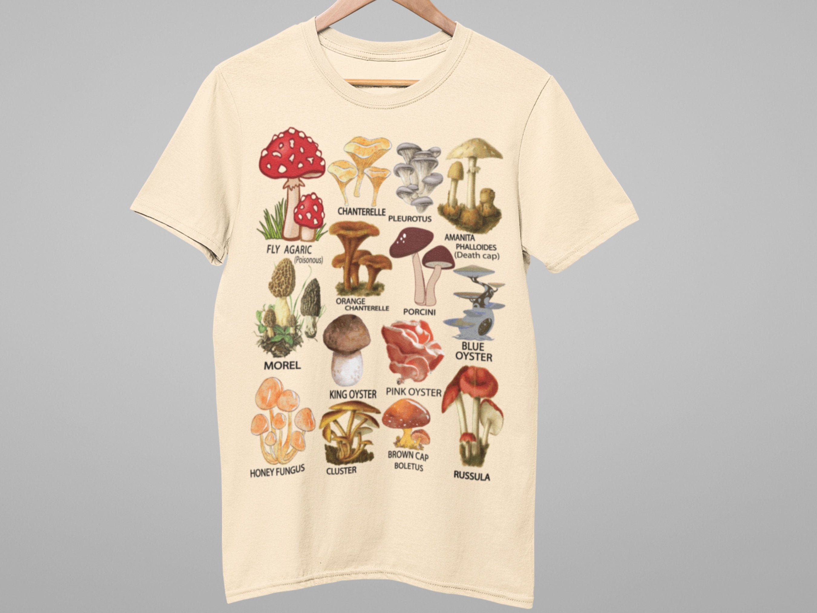 Mushroom shirtfungy shirtMushroom namesMushroom Hunter Etsy