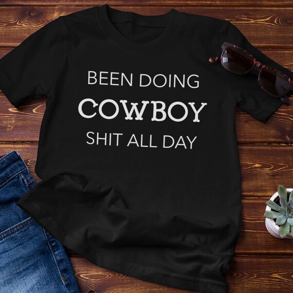 Shirt Cowboy Short-sleeve | Etsy 