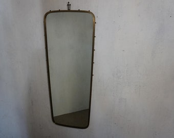 Original Munich decorative mirror in brass frame