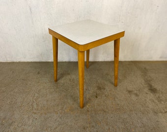 Timelessly beautiful stool with typical 50s Formica