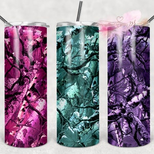 Camo Tumblers - 3 designs- png- sublimation- 20 oz tumbler