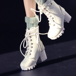 1/6 Doll Shoes- Zip Up Boots by Little Janchor