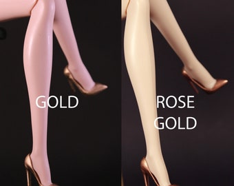 Integrity Toys Handmade Classic Pointed Toe Pumps- GOLD- ROSE Gold- SILVER  by Little Janchor