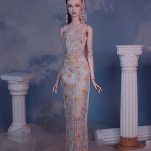 Integrity Toys/ Janchor dolls/ 1/6 dolls OUTFIT- Star Stream (4 colors) by Little Janchor Silver Gray