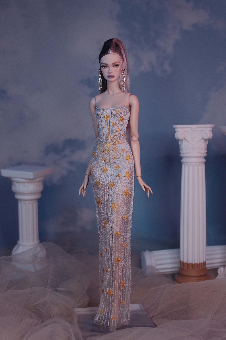 Integrity Toys/ Janchor dolls/ 1/6 dolls OUTFIT- Star Stream (4 colors) by Little Janchor Silver Gray
