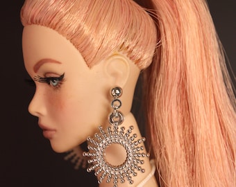 Doll Earrings for Integrity toys and 1/6 doll size- Sun Beam by Little Janchor