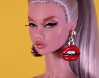 Integrity Toys Handmade Earrings- Sexy Lips by Little Janchor